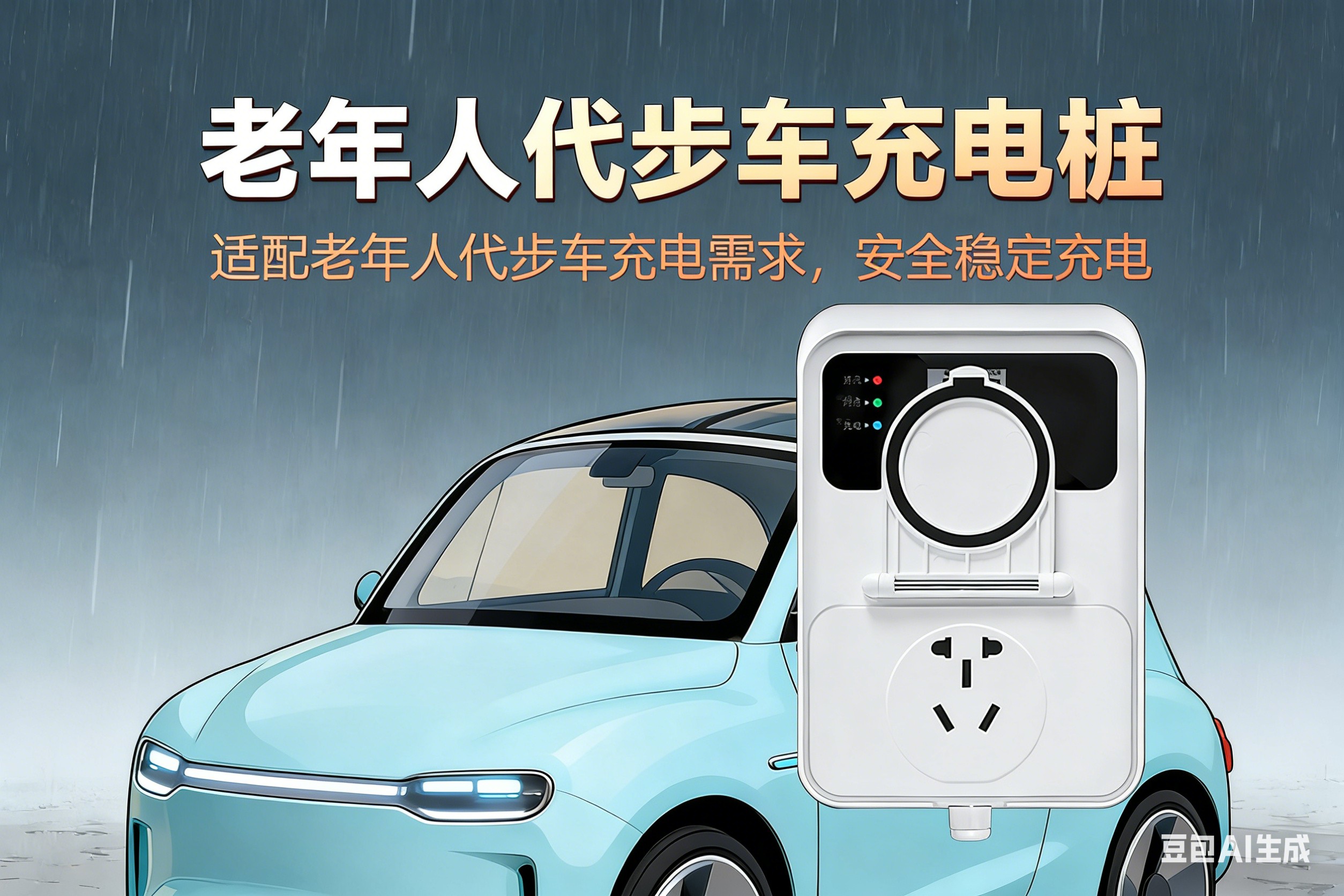 老年人代步车充电桩.jpg 老年人代步车充电桩.jpg