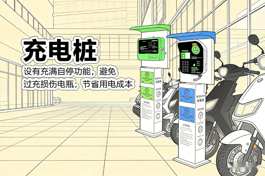 两轮电动自行车充电站.jpg 两轮电动自行车充电站.jpg